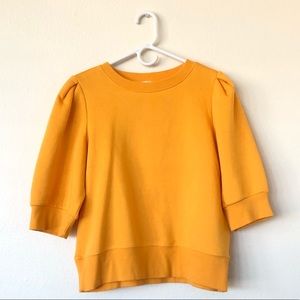H & M Puff-Sleeve Sweatshirt